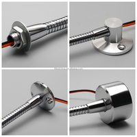 Lampes pour machines-outils CNC, LED magnétiques, pour tournage, fraisage, travaux mécaniques, éclairage de travail, caravane, 12V, lampe de lecture, LED noire