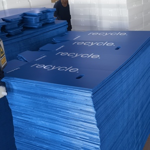 Coroplast tùy chỉnh chất lượng cao PP Poly Propylene rỗng PP Hội Đồng Quản trị <span class=keywords><strong>4x8</strong></span> coroplast tấm chống tĩnh điện PP tấm sóng - Product Image 4