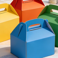 Boîtes à rabat en papier couleur pastel en gros, personnalisables avec logo, pour loisirs créatifs pour enfants, pique-niques, collations, friandises, et boîtes cadeaux en vrac pour fêtes de Pâques