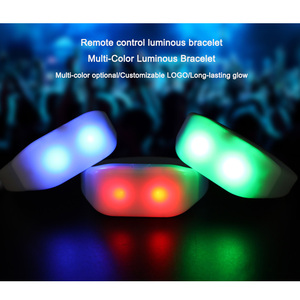 Pulseira LED Controlada Remotamente com Logo OEM 15 Multicolorida Programável DMX para Concentração - Product Image 3