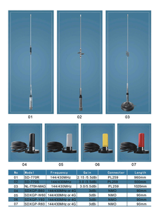631 магнитола из нержавеющей стали, 4dBi <span class=keywords><strong>CB</strong></span> 27 МГц - Product Image 4