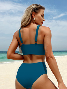 Nouvel ensemble bikini taille haute pour femme 2026 – Maillot de bain sexy deux pièces style européen et américain pour la plage - Product Image 5