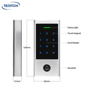 Tediton-teclado inteligente impermeable IP66 Rfid para exteriores, pantalla táctil, <span class=keywords><strong>Control</strong></span> de acceso Tuya para oficina y apartamento - Product Image 4