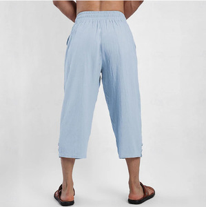 <span class=keywords><strong>Pantaloni</strong></span> capri da uomo multicolori <span class=keywords><strong>con</strong></span> <span class=keywords><strong>elastico</strong></span> <span class=keywords><strong>in</strong></span> vita e coulisse, <span class=keywords><strong>pantaloni</strong></span> casual da vacanza - Product Image 1