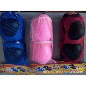 Children's Protective Gear 6-Piece Set Pink Shock Absorption <b>For</b> Elbow Knee <b>Hip</b> <b>Pads</b> - Product Image 2