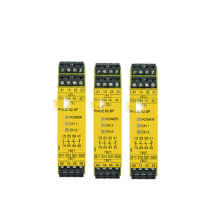รีเลย์ความปลอดภัย PNOZ X2.8P 24vacdc 777301 <span class=keywords><strong>3N</strong></span> /o 1N /c Auto 24V AC 22.5มม. ความกว้าง E STOP - Product Image 4