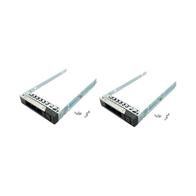 2-Pack 2.5" Inch Hard Drive Caddy for Dell 14th-16th Generation R350 R440 R450 R540 R550 Computer Accessories