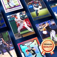 Lot de 100 protège-cartes transparents en PP pour cartes de jeux de société, de sport et de collection (MTG, TCG)