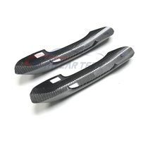 Pour Audi A4/4L A5 Q5L SQ5 B9 housses de poignée de porte de voiture en Fiber de carbone