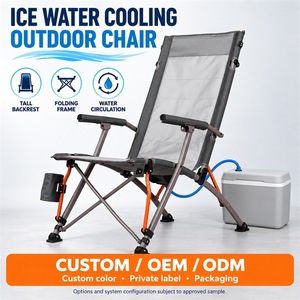 Chaise d'extérieur rafraîchissante à eau glacée personnalisée avec options de couleur du tissu et du cadre, conception d'emballage personnalisée OEM/ODM et marque privée - Product Image 4