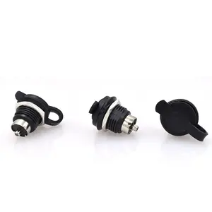 5.5*2.1mm 5.5*2.5mm DC Female Chassis Connector Waterproof Female Charging Plug Power Connector Female