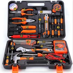 Set di strumenti di riparazione multifunzionali set di scatole per bici <span class=keywords><strong>kit</strong></span> di attrezzi combinati per utensili elettrici per auto professionali da meccanico - Product Image 2