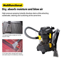 Extracteur de tapis professionnel 220V, machine à pulvériser et à extraire, 1400W, forte aspiration, pour les laveries auto, les hôtels