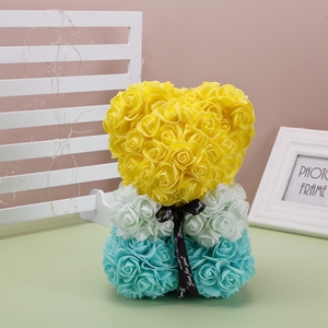Orso rosa artificiale orso rosa per il compleanno - Product Image 3