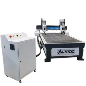 High Configuration 1300*2500mm cover power head CNC Router CNC side Milling mix turning CNC Machine