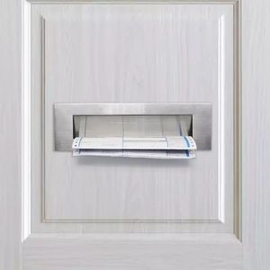Boîte aux lettres métallique moderne pour projets commerciaux, avec fente pour lettres, journaux et courrier, pour la maison - Product Image 6