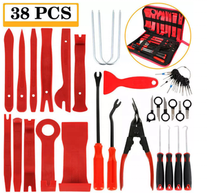 <span class=keywords><strong>Kit</strong></span> de herramientas de extracción de embellecedor de Audio para puerta de Panel de coche, <span class=keywords><strong>Kit</strong></span> de herramientas de extracción de Radio con bolsa de almacenamiento, 38 Uds. - Product Image 1