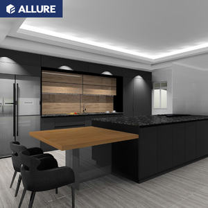 Encanto barato laminado simple modular hecho en Polonia casa estufa de cocina de gabinete de Filipinas - Product Image 3