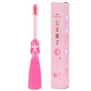 Brosse à dents en plastique mignonne en gros avec des poils super doux conçue pour les enfants âgés de 3 à 12 ans, garçons et filles, dentifrice, protection des gencives - Product Image 3