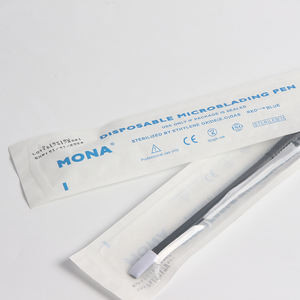 Vendita calda Nero Eccentrico Usa E Getta Strumento di <span class=keywords><strong>Microblading</strong></span> 18 u lama Per Trucco permanente Del Sopracciglio Del Tatuaggio - Product Image 6