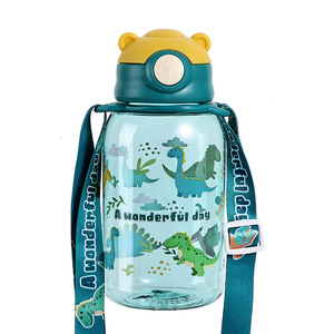 Botella <span class=keywords><strong>de</strong></span> <span class=keywords><strong>Agua</strong></span> Infantil <span class=keywords><strong>de</strong></span> 650 ml con Pajita, Antiderrames, Portátil, para Niños y Niñas, Ideal para la Escuela - Product Image 5