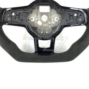 Para Volkswagen <span class=keywords><strong>Golf</strong></span> MK7 <span class=keywords><strong>GTI</strong></span> Tiguan 2015 2016 2018 2019 mejorado Alcantara gamuza volante de fibra de carbono <span class=keywords><strong>interior</strong></span> automotriz - Product Image 5