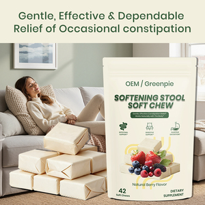 Suplemento Herbal para Suavizar el Tránsito, Diseño OEM ODM <span class=keywords><strong>de</strong></span> Greenpie, Suplemento Herbal para Suavizar el Tránsito, Masticables Suaves para Adultos - Product Image 2