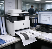 Printer Multifungsi Laser Warna HP Color LaserJet Enterprise MFP M681dn A4 47ppm Cetak Duplex Otomatis Salin Pindai Kecepatan Tinggi