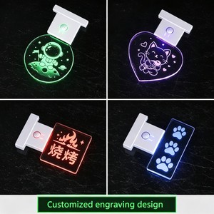 Centro de Mesa Luminoso RGB Recargable por USB, Mini, Portátil, con Control Táctil, de Plástico, para Sala de Estar, Directo de Fábrica - Product Image 6
