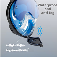 Masque de plongée anti-buée entièrement étanche pour adultes et enfants, équipement de respiration intégral, lunettes de natation