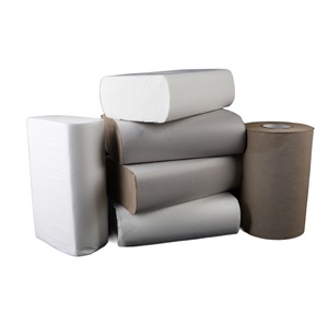 Nhà Sản Xuất Tùy Chỉnh 1ply Dùng Một Lần Phòng Tắm Tay Khăn Mềm Jumbo Cuộn Trắng Nâu Multifold Giấy Tay Khăn Trinh Nữ Gỗ - Product Image 1