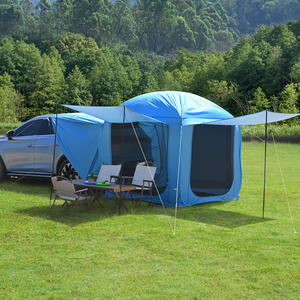Extension de toit pour camping-car, type yurte, pour 3-4 personnes, pour l'extérieur, installation rapide, imperméable, protection solaire, type à armature droite, quatre saisons, double - Product Image 5