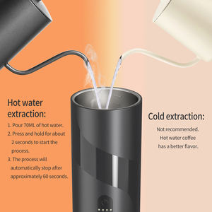 Cafetera Espresso Portátil <span class=keywords><strong>de</strong></span> 20 Bares con Autocalentamiento, Acero Inoxidable 304, USB-C, Compatible con Cápsulas y Café en Polvo, para Auto y Camping - Product Image 3