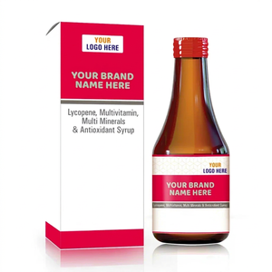 Natural Mango Flavor Antioxidant Lycopene Multivitamin Syrup Adult Immune Support 200ml GMP Certified Indian Private Supplement - Product Image 1