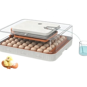 Incubateur d'œufs mini entièrement automatique, machine à couver à double alimentation pour usage agricole, incubateur de poulets avec contrôle de l'humidité - Product Image 3