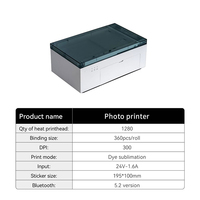 Imprimante MRYES Mini 3D pour films de protection arrière de téléphone, autocollants photo DIY pour films de protection arrière de téléphone, impression couleur