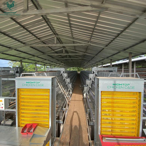 Vente chaude 3/4 Niveau a Type Batterie automatisée Cage de poule pondeuse Cage de couche de poulet pour <span class=keywords><strong>poulailler</strong></span> de ferme avicole - Product Image 3
