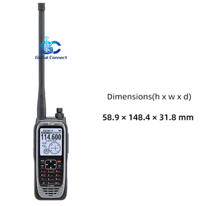 Émetteur-récepteur VHF 6W pour la bande aérienne avec fonctions GPS et Bluetooth, talkie-walkie longue portée ICOM IC-A25N IC-A25C IC-A25NE IC-A25CE - Product Image 4
