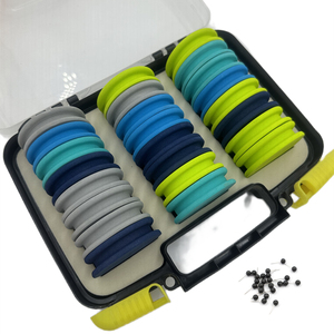 Enrouleur de ligne de pêche - SURENHAP - Noir Rouge - 53g - Accessoire