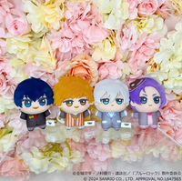 8 modèles de porte-clés en peluche brodés de 10 cm, style grosse tête mignonne, inspirés des personnages d'anime Yoichi Isagi et Seishiro Nagi