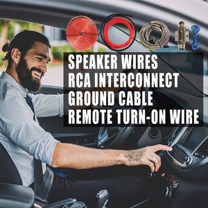 Kits de câblage d'installation d'amplificateur de <span class=keywords><strong>voiture</strong></span> en gros connecteur Speakon stéréo câble d'<span class=keywords><strong>alimentation</strong></span> audio Subwoofer tailles 4ga/6ga/8ga/10ga - Product Image 3