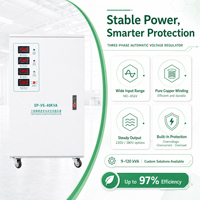 Stabilisateur de tension triphasé à performance stable 40 kVA 400 V pour alimentation de moteur d'ascenseur et d'escalator