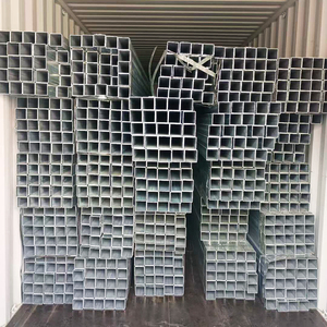 Tubo in acciaio zincato rettangolare/profilato in acciaio a sezione cava 20x20 25x25 40x40 <span class=keywords><strong>50x50</strong></span> 60x60 20x40 40x60 150x150 - Product Image 3