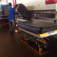 Plateforme élévatrice à ciseaux fixe 1200 kg pour charge moyenne, idéale pour l'assemblage en atelier et les lignes d'emballage