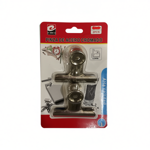 Pinza De Acero Cromado 63Mm Alta Calidad Para Oficina Y Escuela - Product Image 1