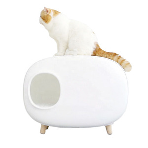 Litière pour chat de style classique, légère, en plastique écologique, fermée, pour l'entraînement, vente en gros mondiale, options multicolores - Product Image 1