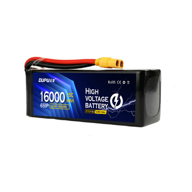 DUPU 6S 12S 15C FPV Drone Battery 10000mAh 16000mAh 22000mAh 16Ah 22Ah 27Ah  Li-ion Lipo Battery Packs for UAV Drone