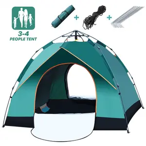 Easy Up Automatic Open Folding Outdoor Tents,One Touch instant Camping Tent with Umbrella Frame for family outdoor kamp
