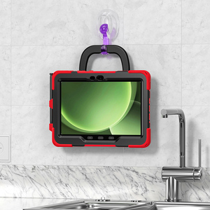 360 mới xoay vòng đứng Armor Strap trường hợp mà có thể được treo và đặt theo chiều dọc cho Samsung <span class=keywords><strong>Galaxy</strong></span> <span class=keywords><strong>Tab</strong></span> hoạt động 5 <span class=keywords><strong>Pro</strong></span> x356b - Product Image 3