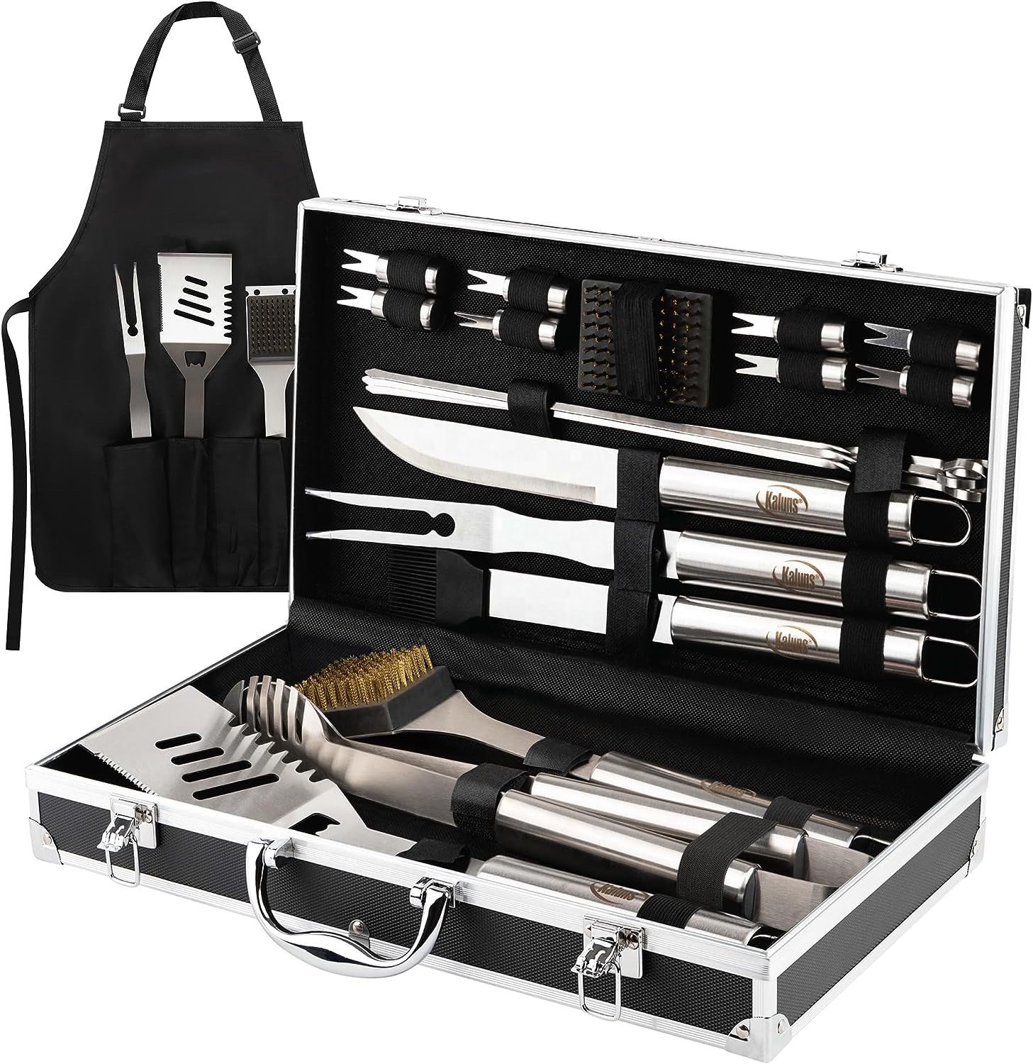 Aço Inoxidável Cozinha Multifunções Acessórios Para Churrasco Grelhar Set Ferramentas Churrasco Set Kit Para Camping